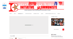 Desktop Screenshot of initiative-communiste.fr